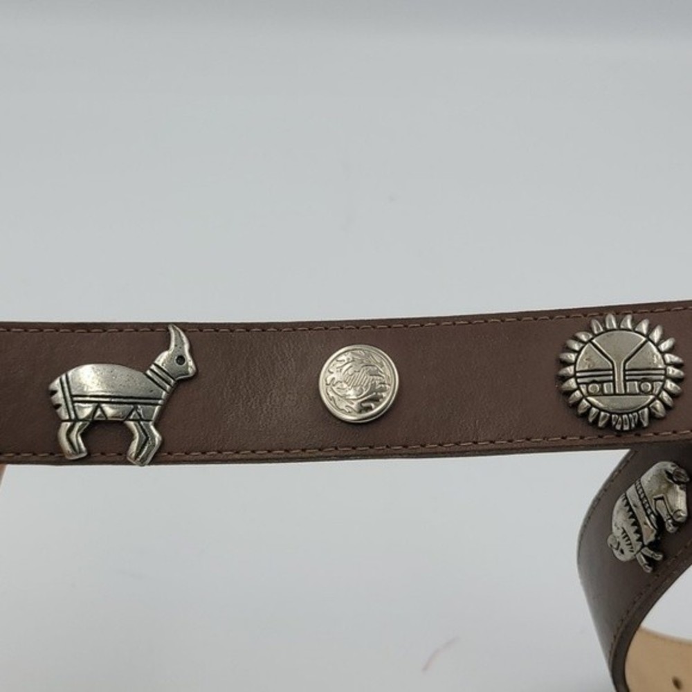 VTG Paul Harris Brown Southwestern Belt Sz S  Rodeo Western - Picture 10 of 12